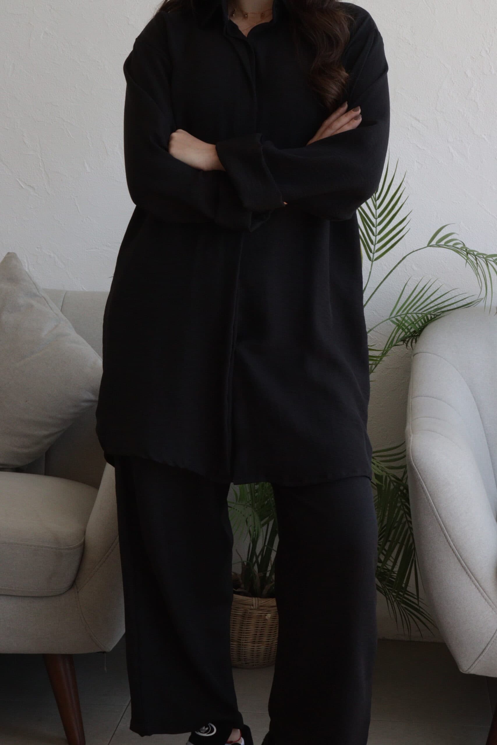 طقم بلوزة وبنطلون كاجوال