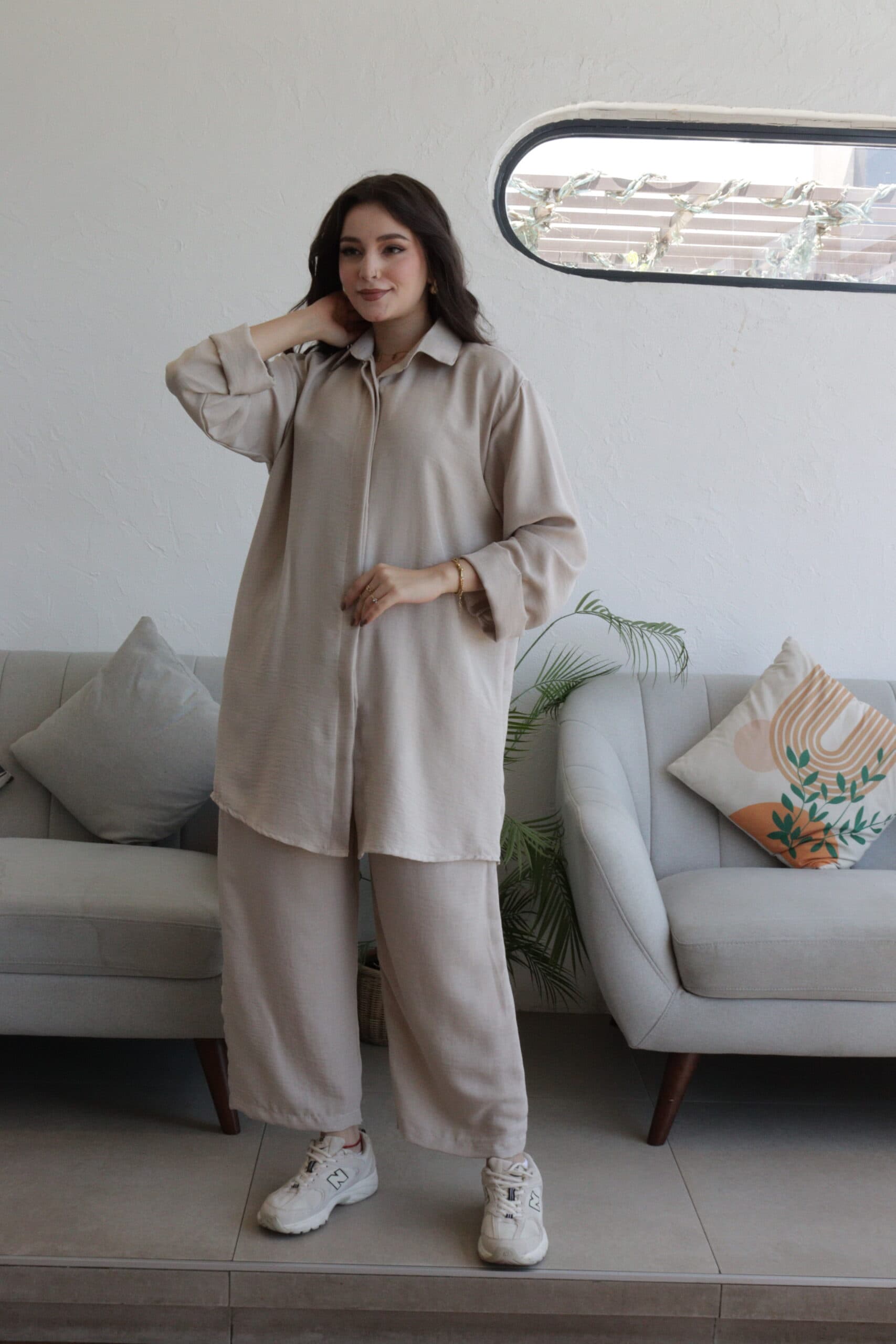 طقم بلوزة وبنطلون كاجوال