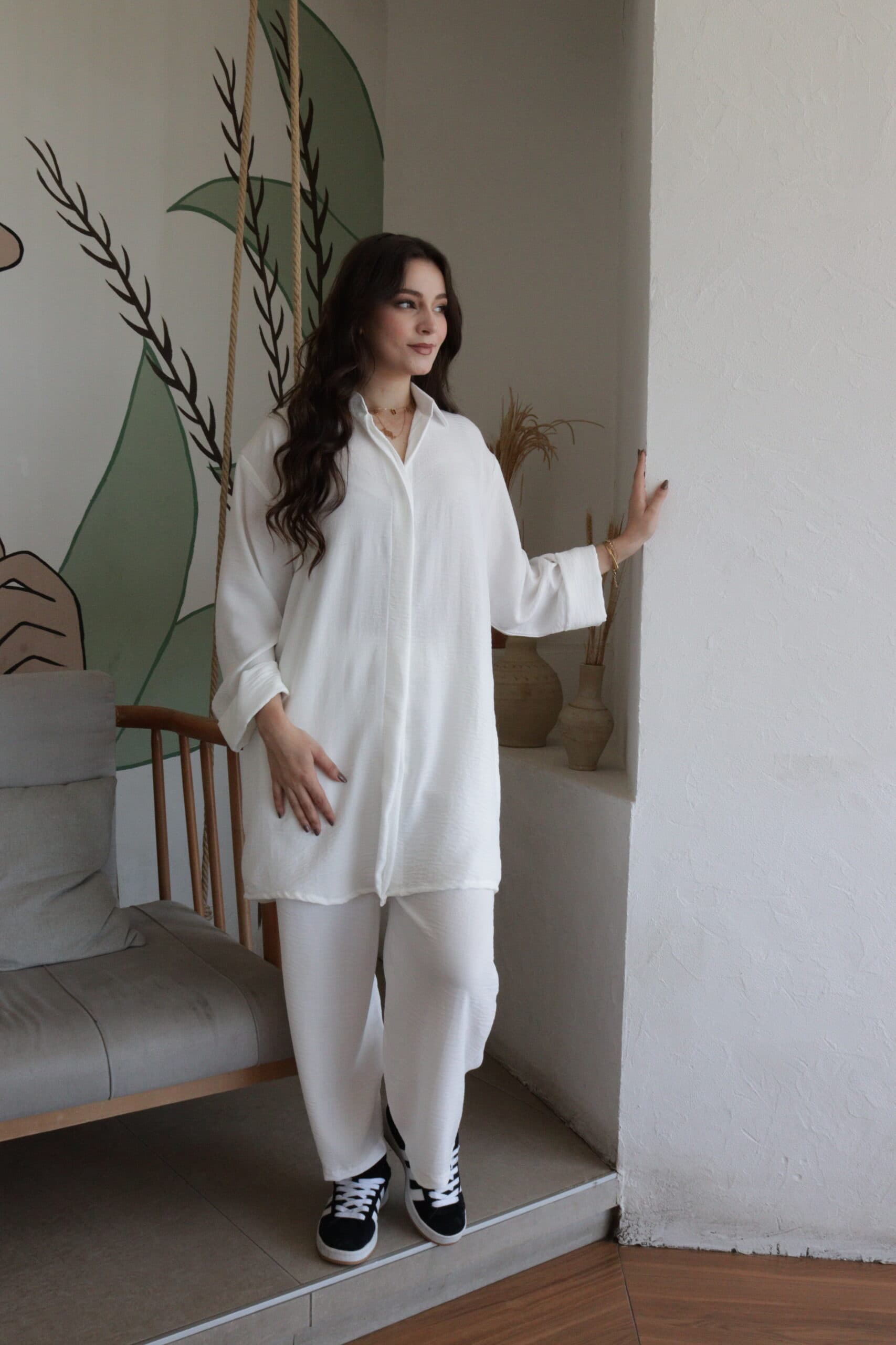 طقم بلوزة وبنطلون كاجوال