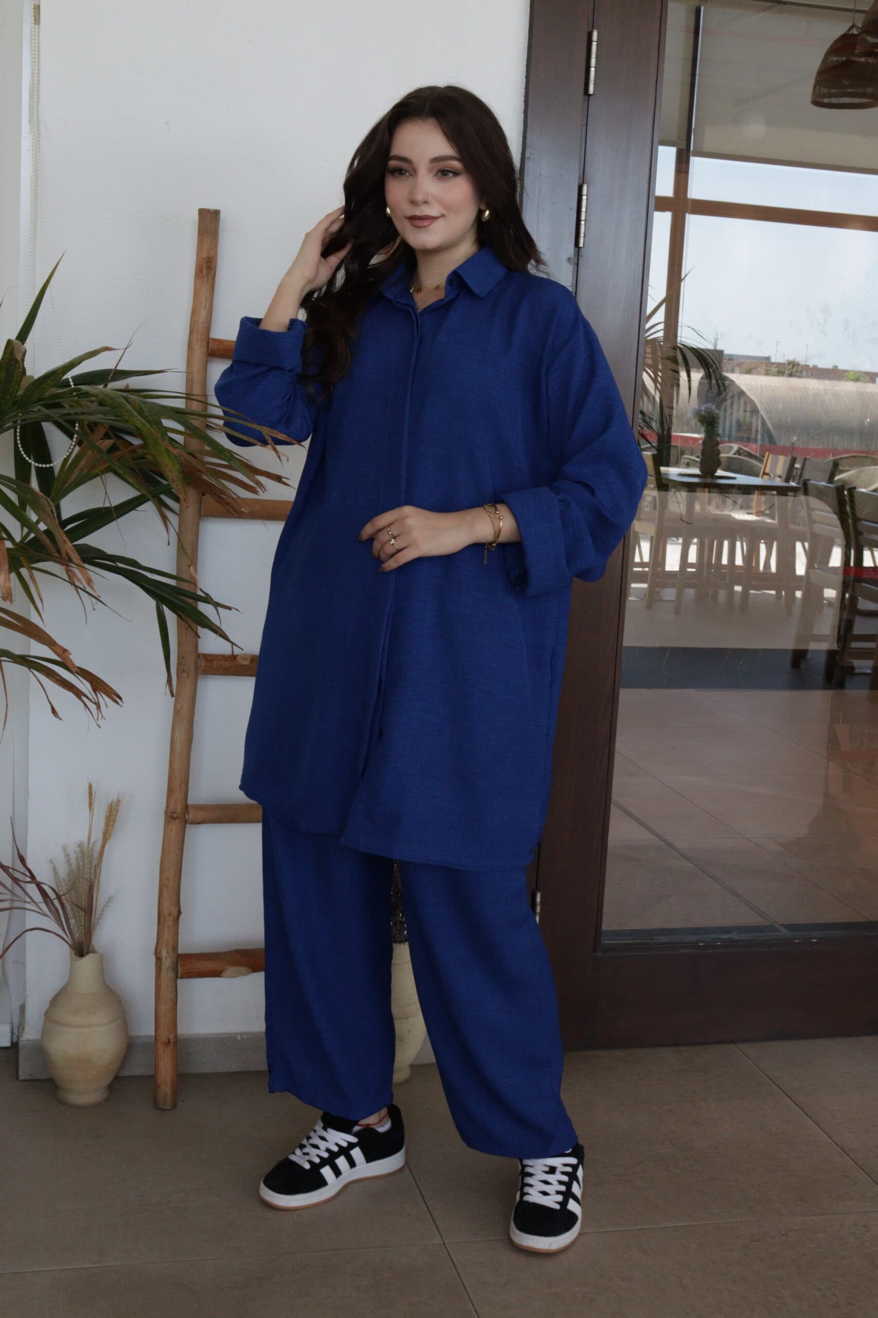 طقم بلوزة وبنطلون كاجوال