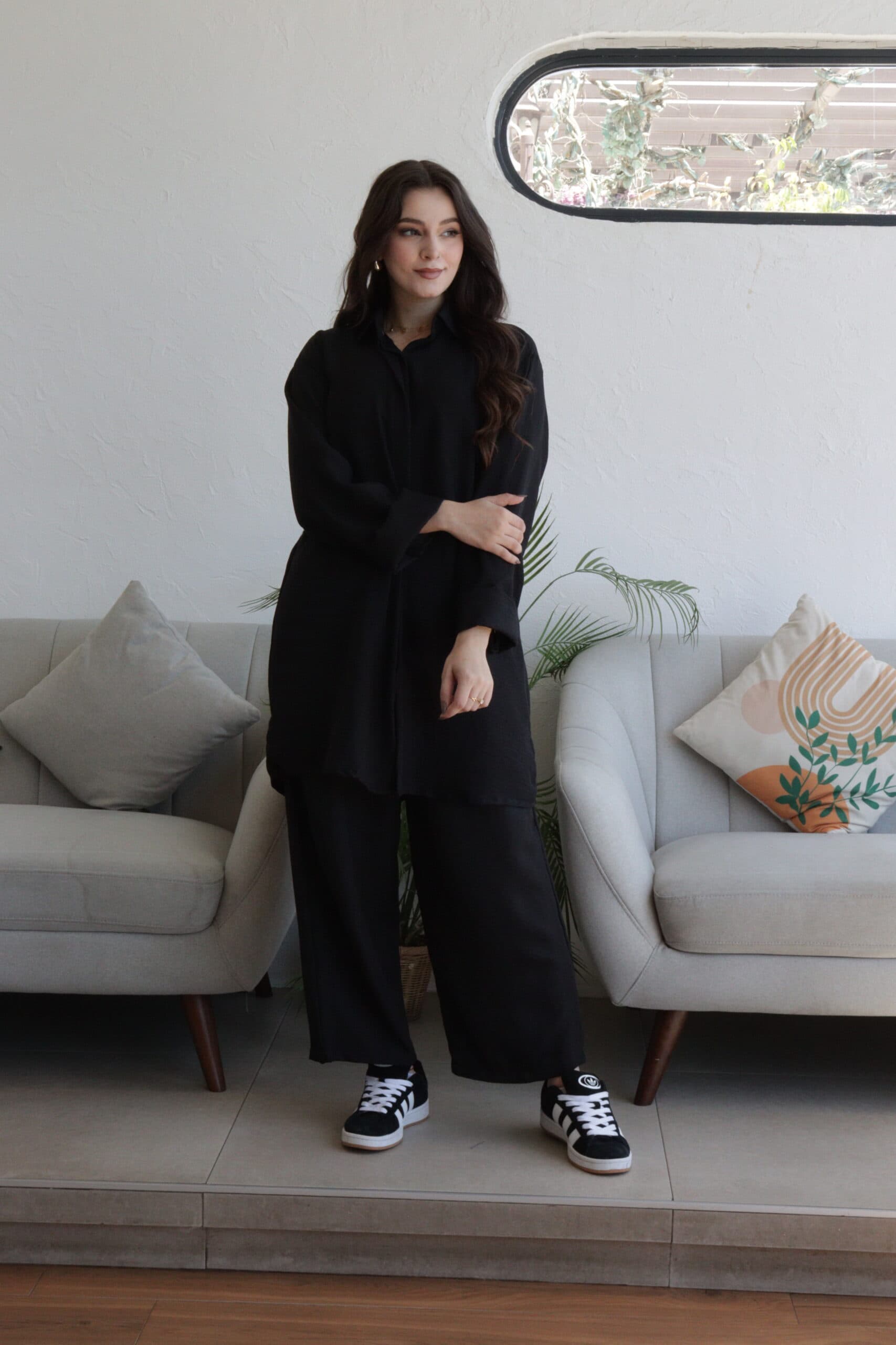 طقم بلوزة وبنطلون كاجوال