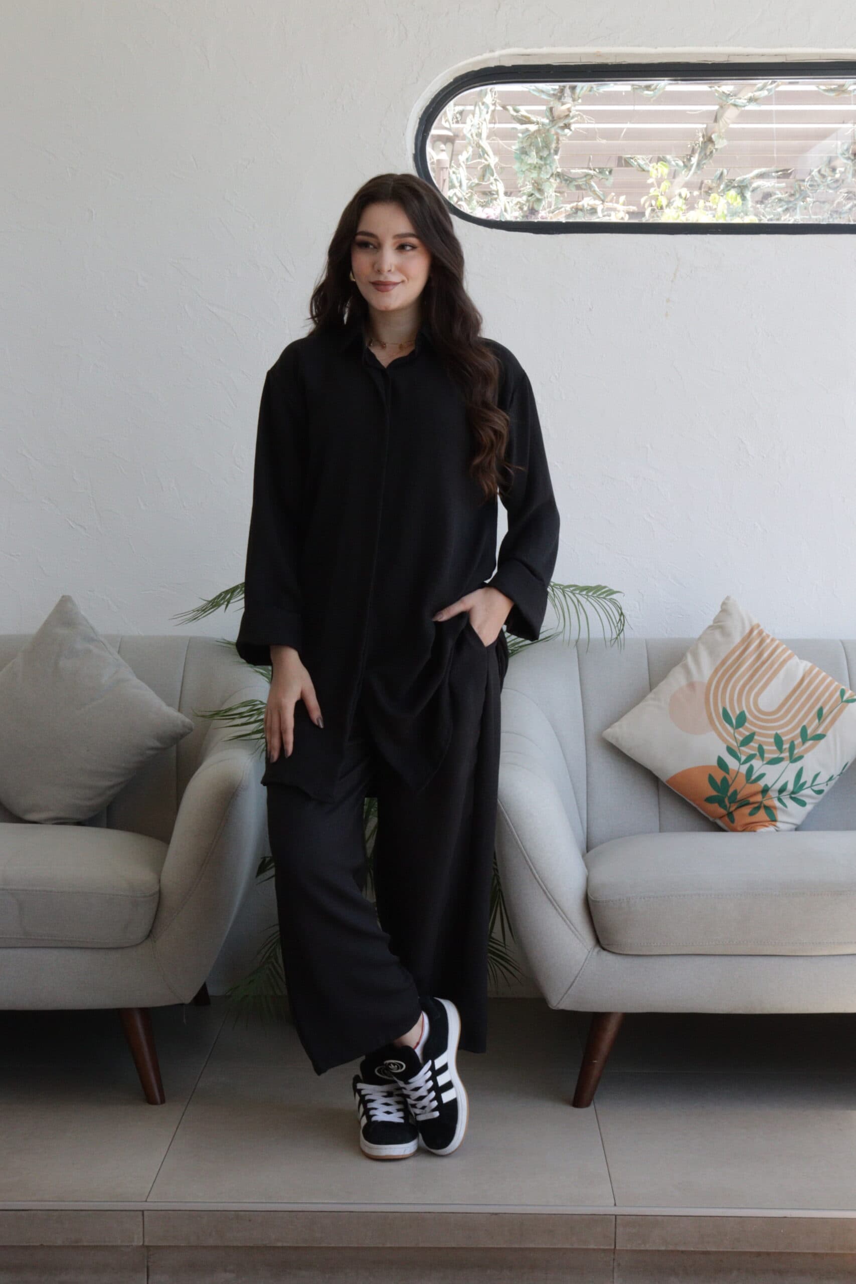 طقم بلوزة وبنطلون كاجوال