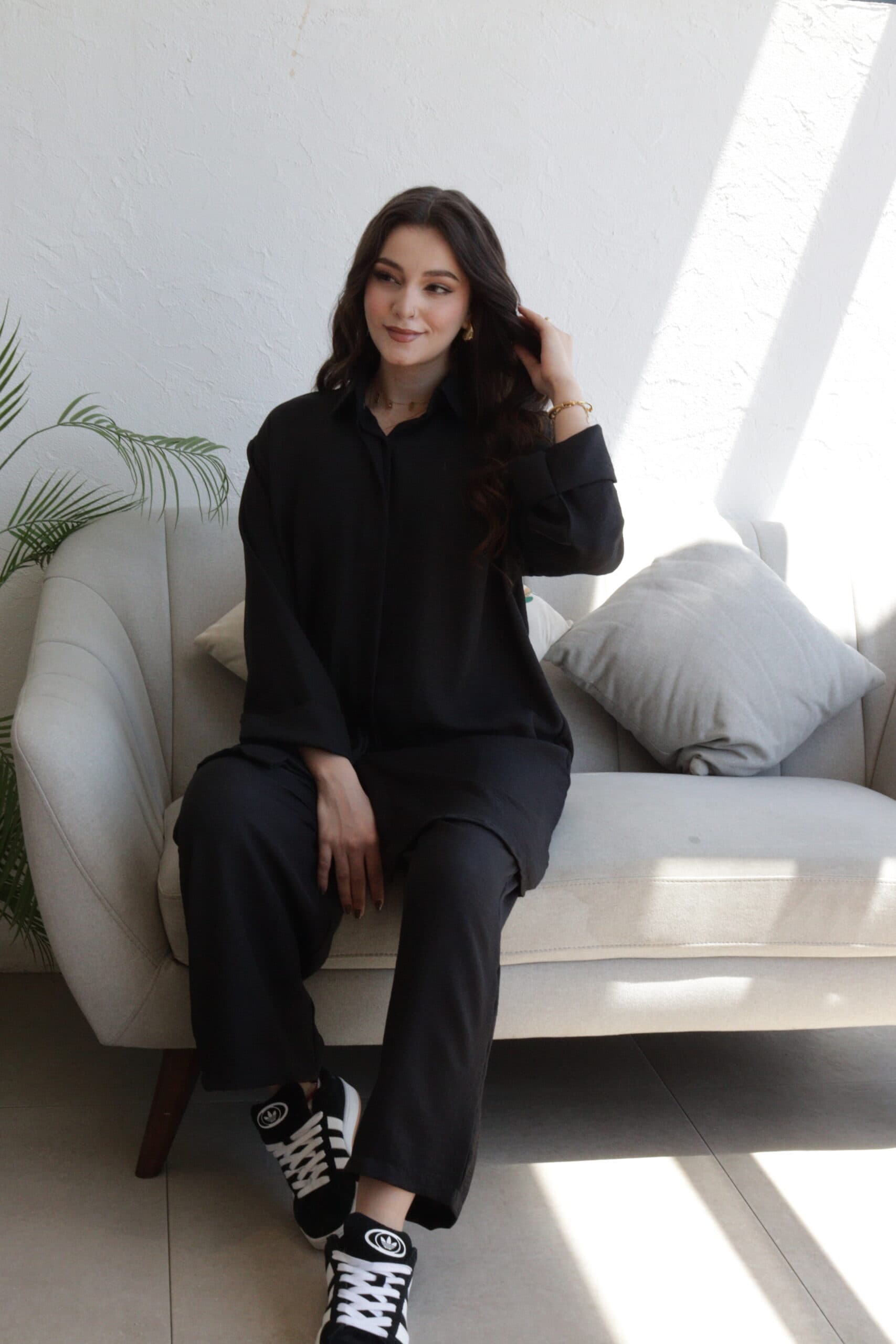 طقم بلوزة وبنطلون كاجوال